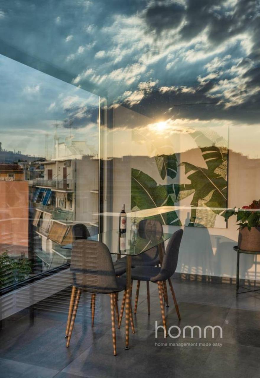 아테네 59M² Homm Loft- Penthouse With Acropolis View,2Ppl 아파트 외부 사진