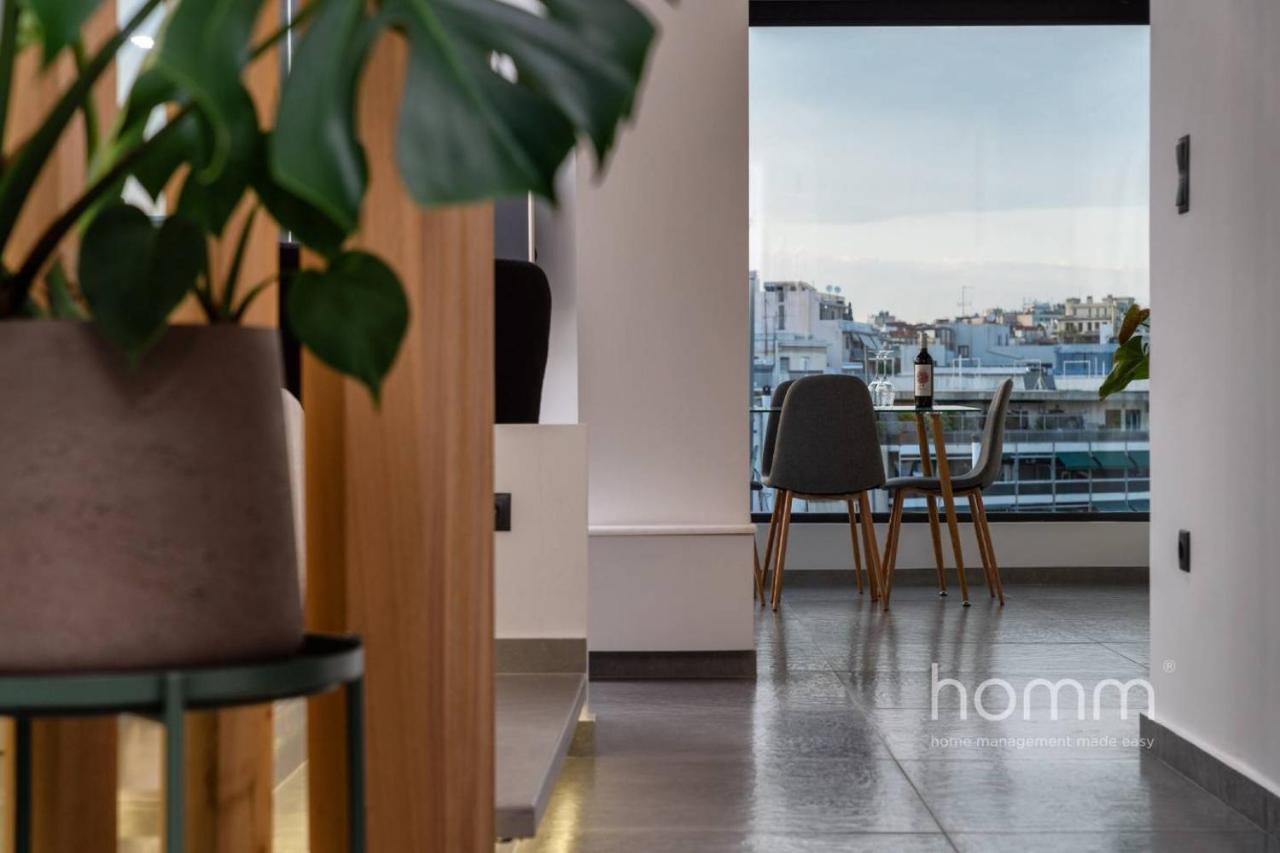 아테네 59M² Homm Loft- Penthouse With Acropolis View,2Ppl 아파트 외부 사진